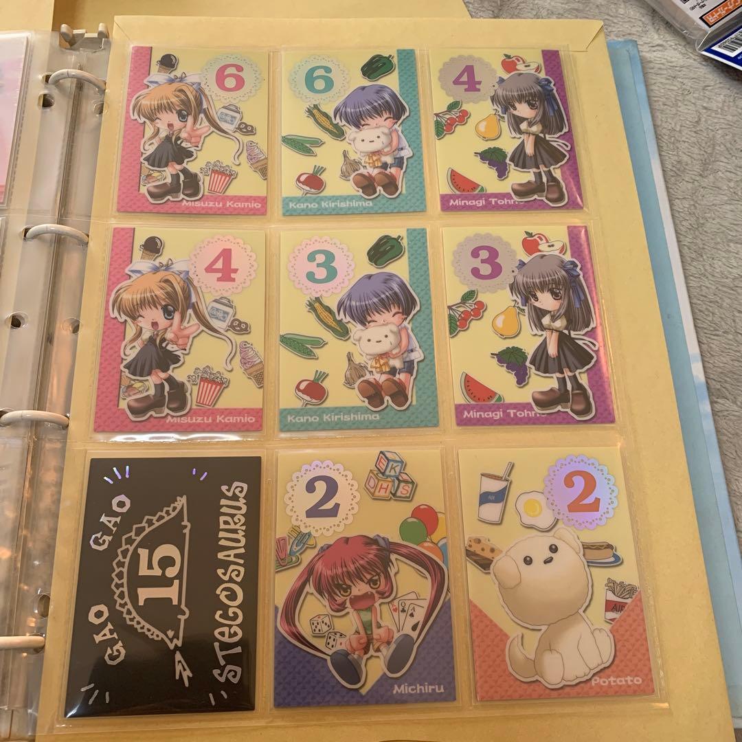 AIR トレカ　トレーディング　カード　key ブロッコリー版　観鈴　フルコンプ