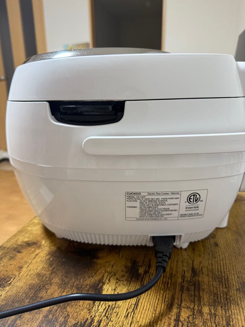 韓国人気ブランドCUCKOO 大容量炊飯器 CR-1020F