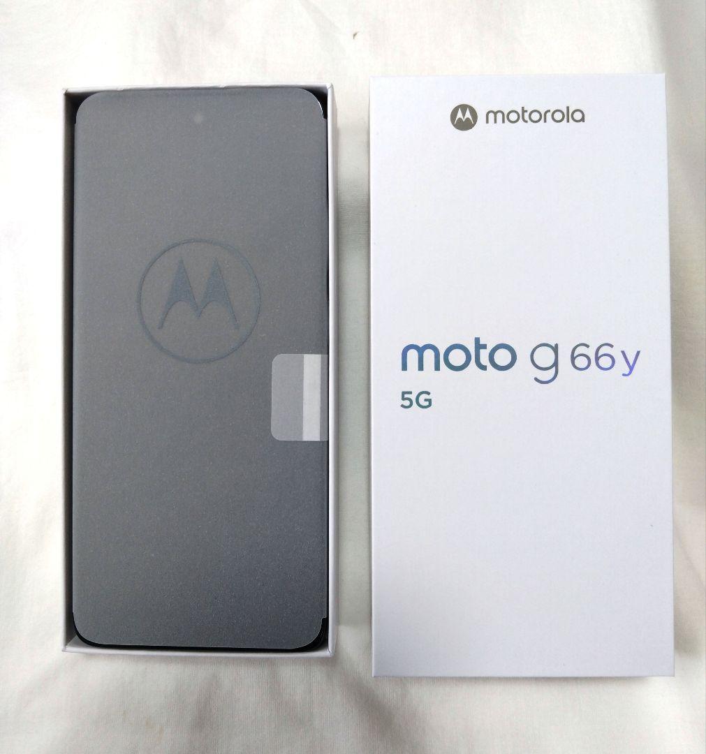 [新品未使用] moto g66y 5G ブラック ワイモバイル