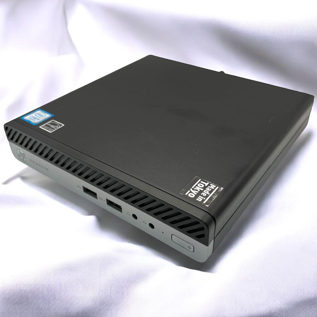 Windowsデスクトップ HP ProDesk 400 G3 DM SSD256GB i5-7500T