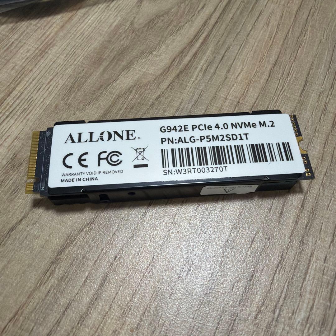 内蔵型SSD ALLONE G942E PCIe 4.0 NVMe M.2 SSD