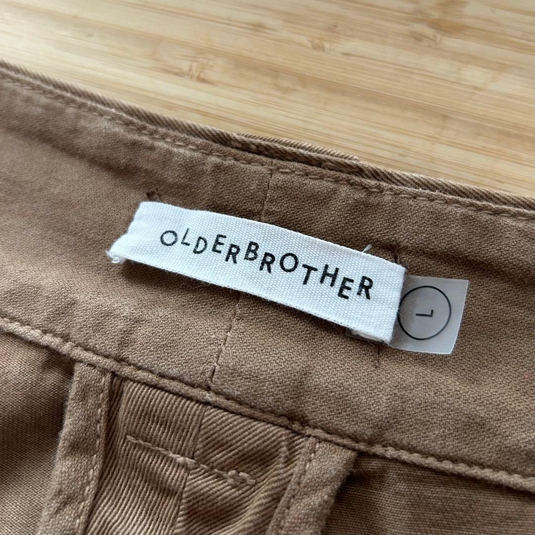 日本未発売 OLDERBROTHER カーゴパンツ ブラウン USA製 日本綿