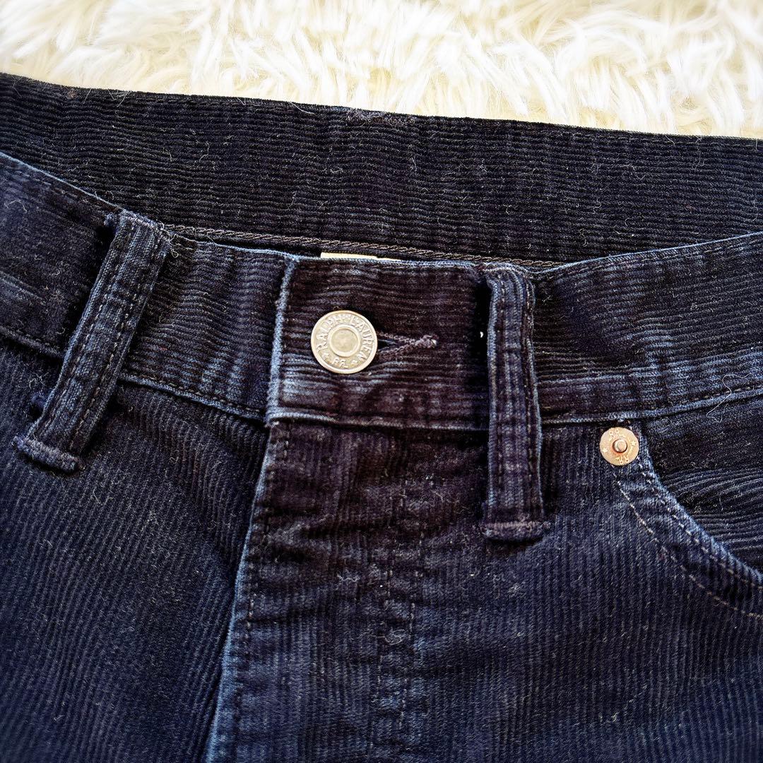 ダブルアールエル　コーデュロイ　パンツ　メンズ　黒　ブラック　L 防寒　ズボン