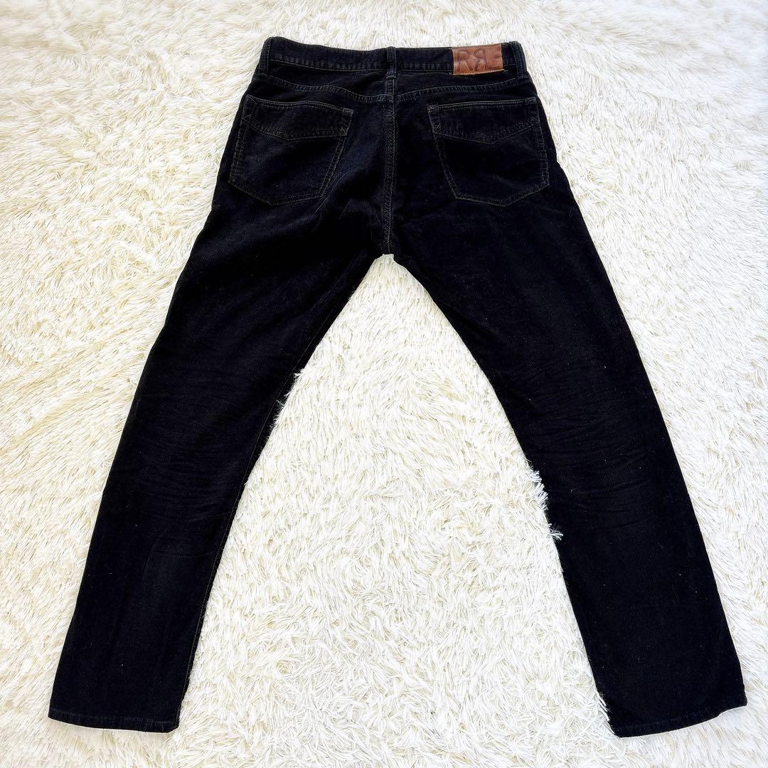 ダブルアールエル　コーデュロイ　パンツ　メンズ　黒　ブラック　L 防寒　ズボン