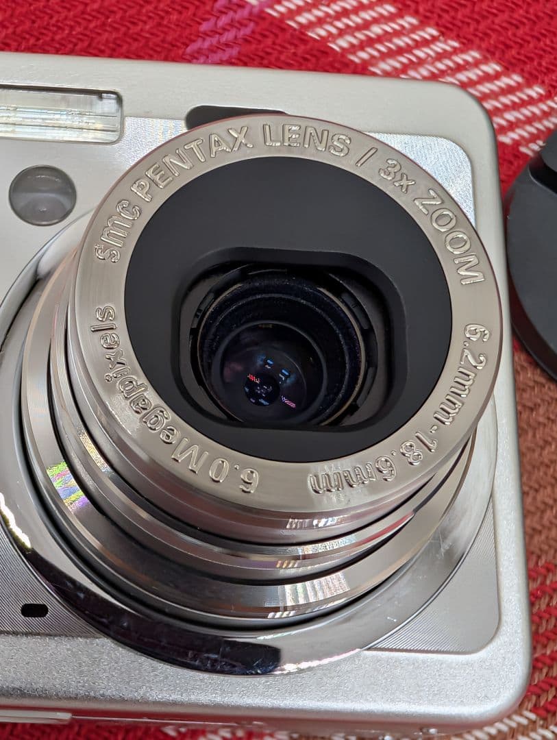 週末特価●美品PENTAX Optio S6 デジタルカメラ本体、充電器 可動品