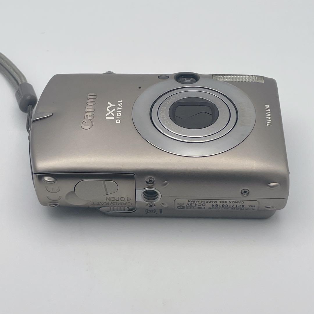 【概ね美品】Canon IXY DIGITAL 1000 チタンボディ イクシー