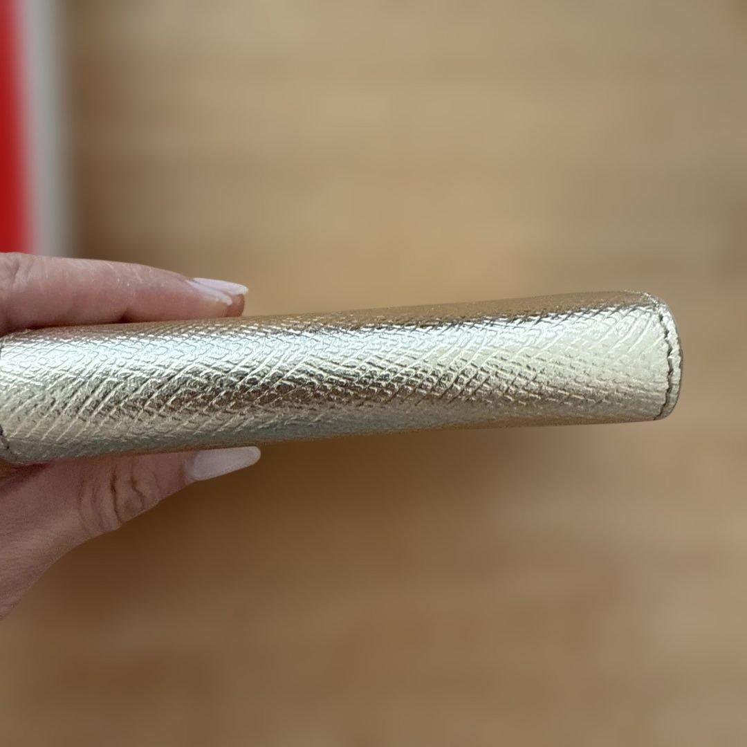 CELINE ゴールド スモールジップウォレット