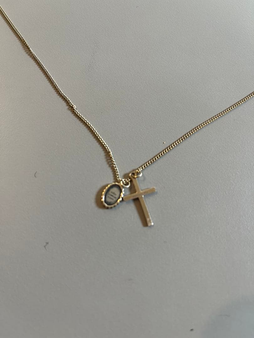 ロデオクラウンズ k10 ゴールド 十字架 チャーム ネックレス