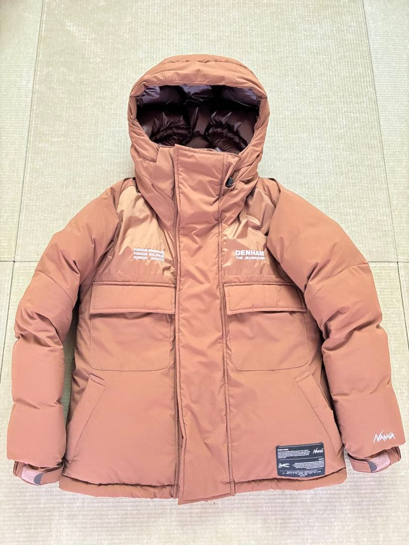 ナンガ　NANGA デンハム　ダウンジャケット　ブラウン　サイズS
