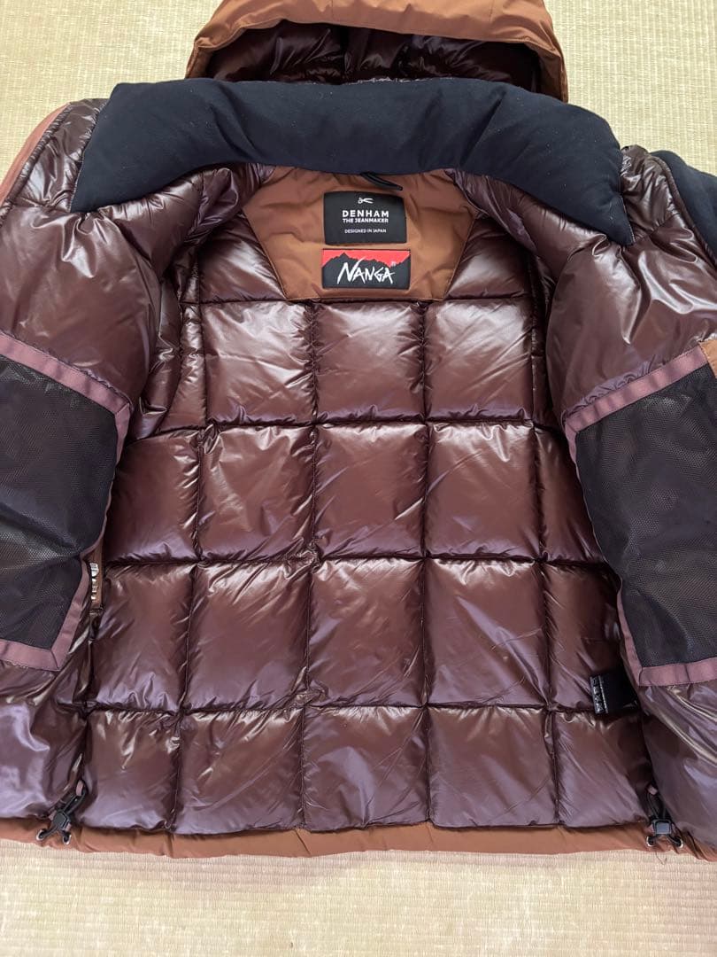ナンガ　NANGA デンハム　ダウンジャケット　ブラウン　サイズS