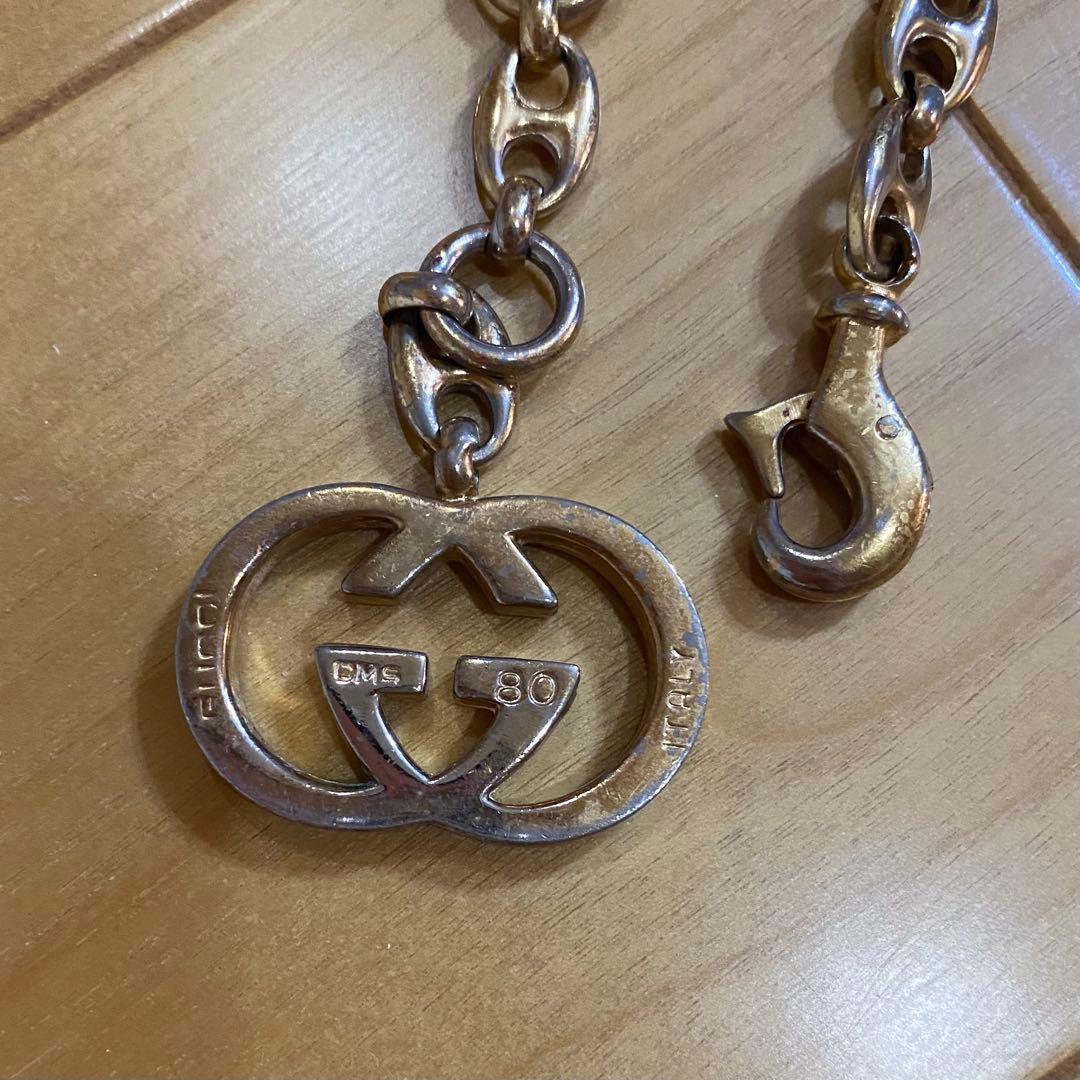 グッチ　GUCCI マリーナ チェーンベルト　ネックレス　インターロッキング 金