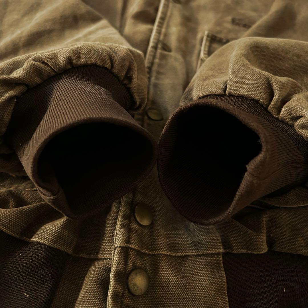 希少90sUSA製KENTダック地アクティブジャケットカバーオールレイヤードXL