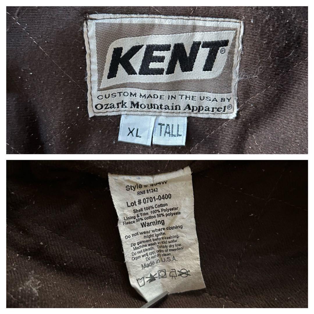 希少90sUSA製KENTダック地アクティブジャケットカバーオールレイヤードXL