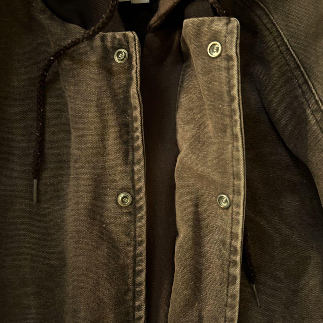 希少90sUSA製KENTダック地アクティブジャケットカバーオールレイヤードXL