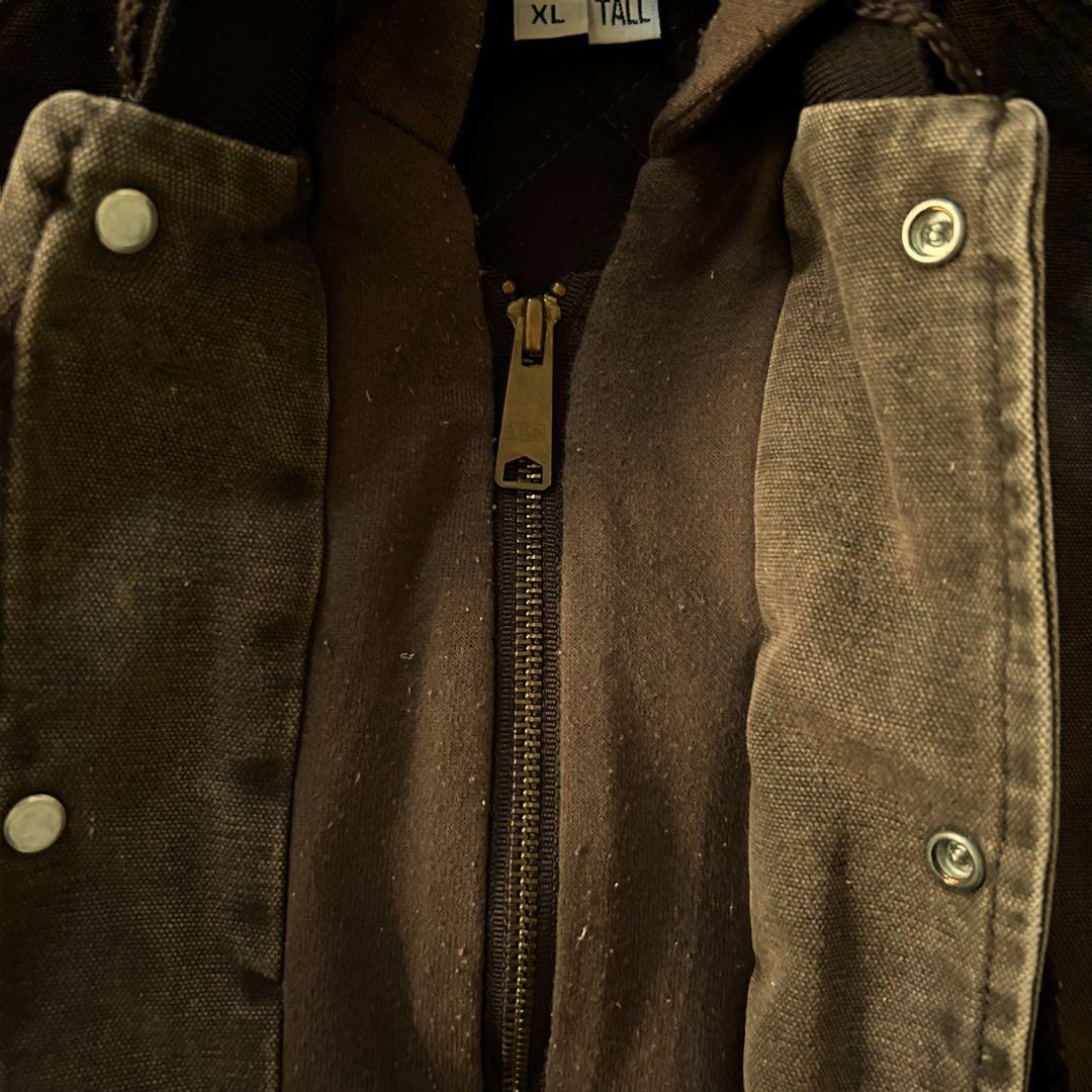 希少90sUSA製KENTダック地アクティブジャケットカバーオールレイヤードXL