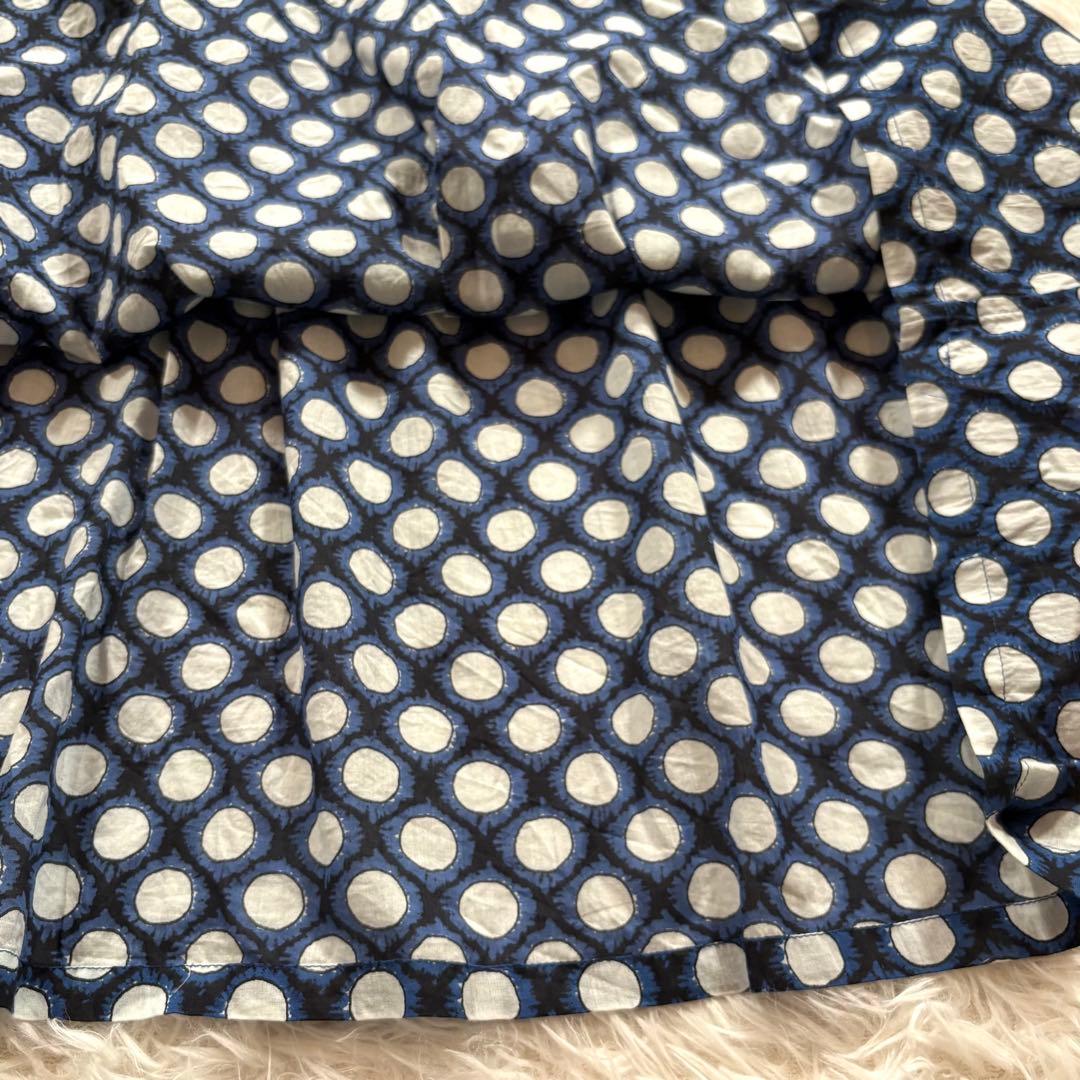 美品✨️ハウスオブロータス　2024 ドットプリント ノースリーブ ワンピース