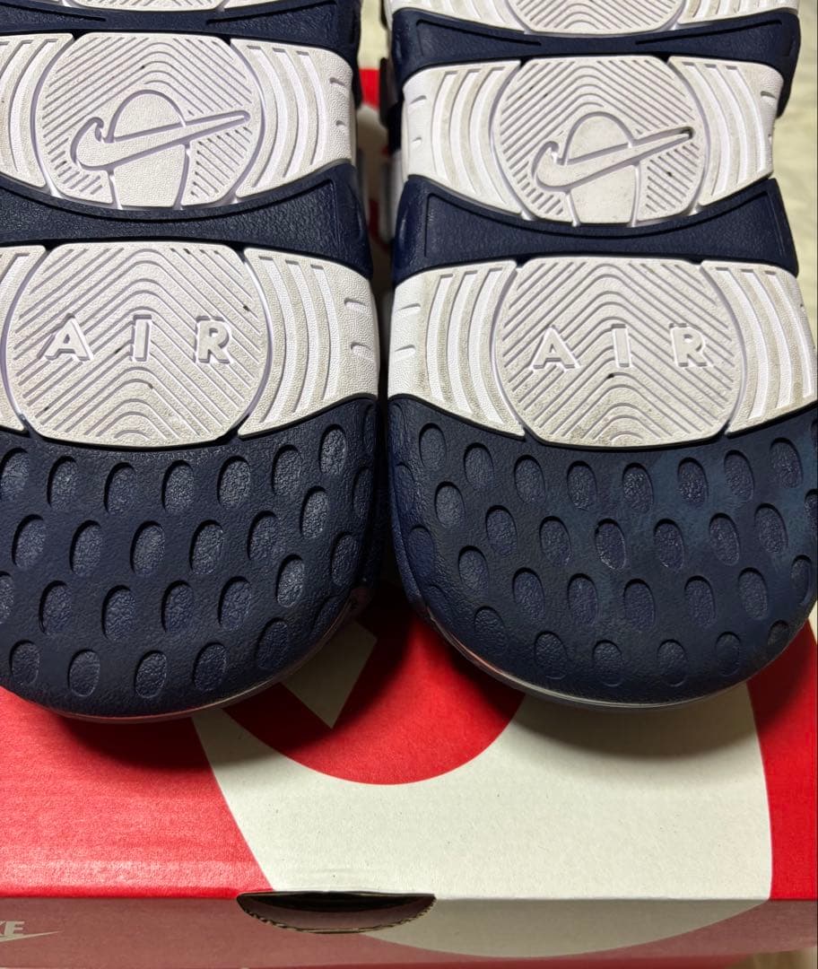 希少サイズNIKE ナイキ エアモアアップテンポ　スライドネイビー 29.0cm