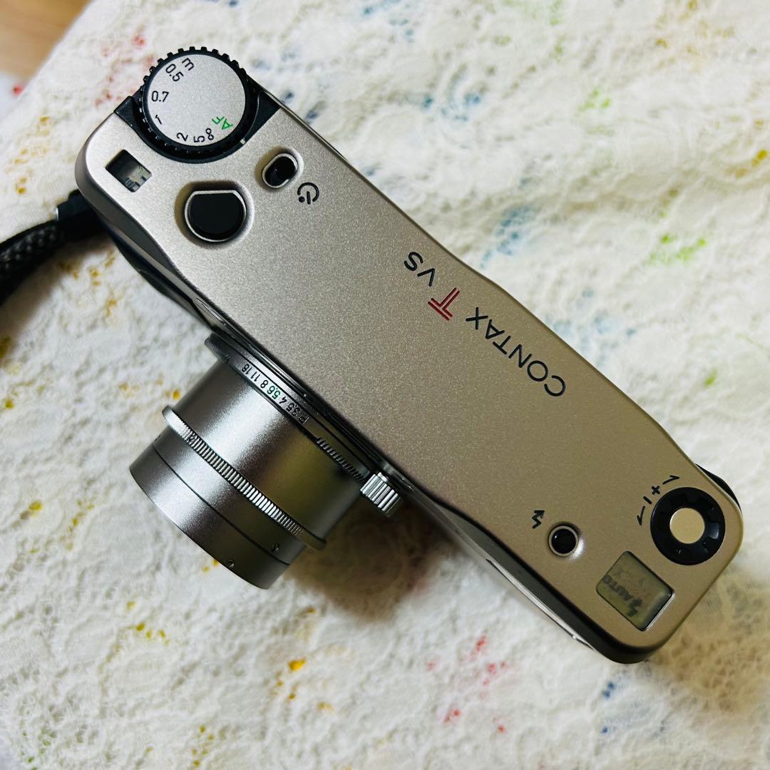 CONTAX T VS コンパクトカメラ　フイルムカメラ　京セラ　美品　ケース付