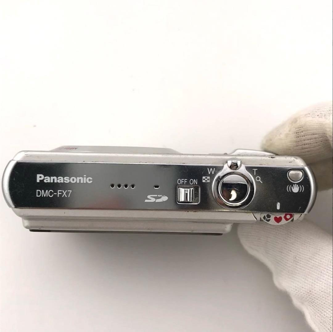 実写美⭕️【動作確認済】パナソニック LUMIX DMC-FX7 シルバー