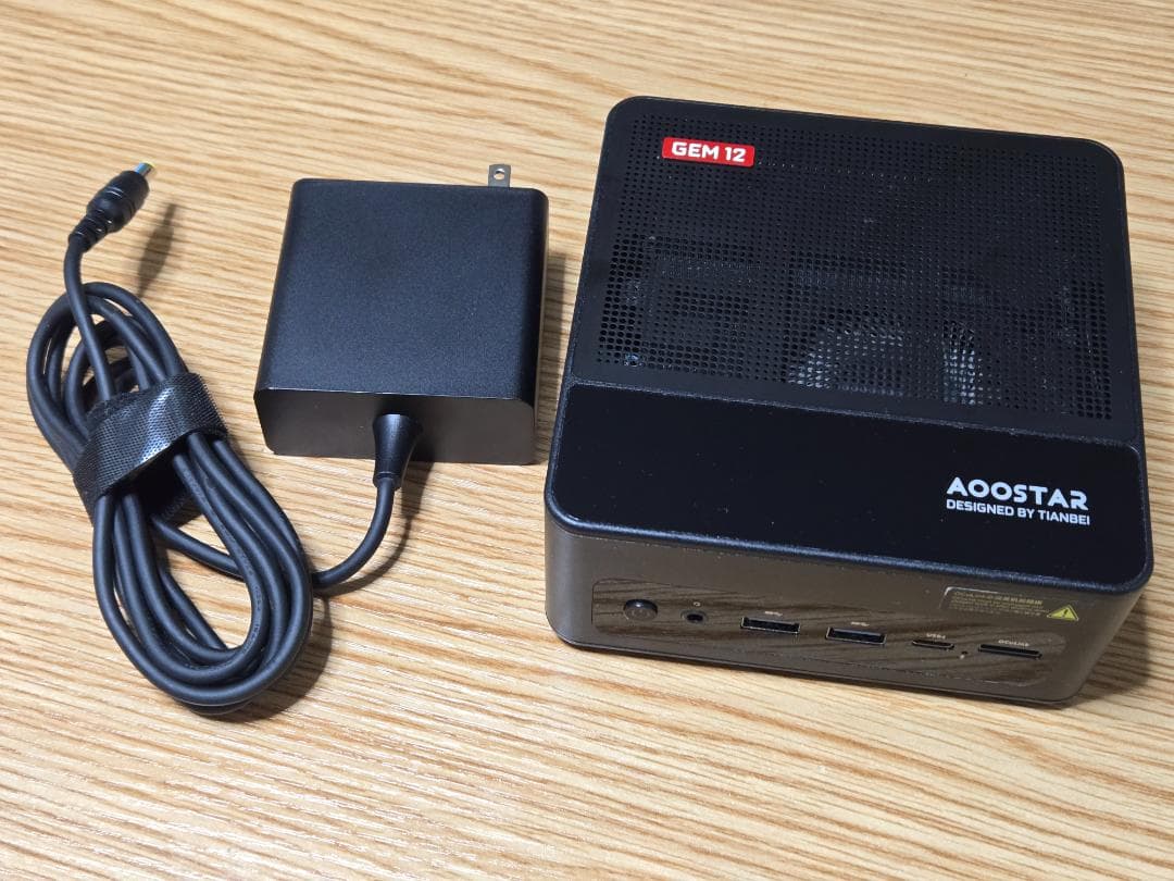 ミニPC AOOSTAR GEM12 MAX Ryzen7 8845HS 32GB/1TB