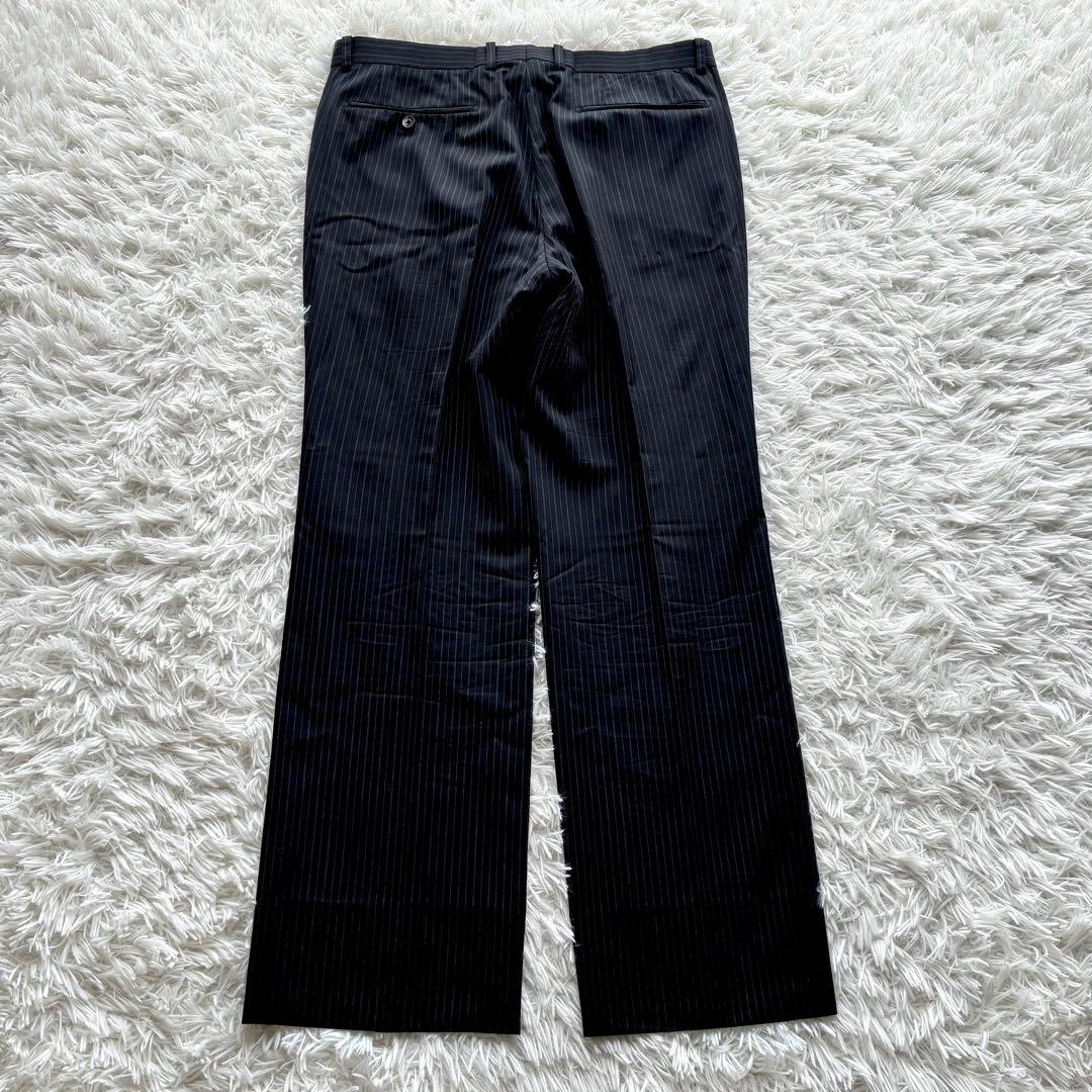 【美品】TENORAS ティノラス ストライプ 3ピース スーツ XL グレー