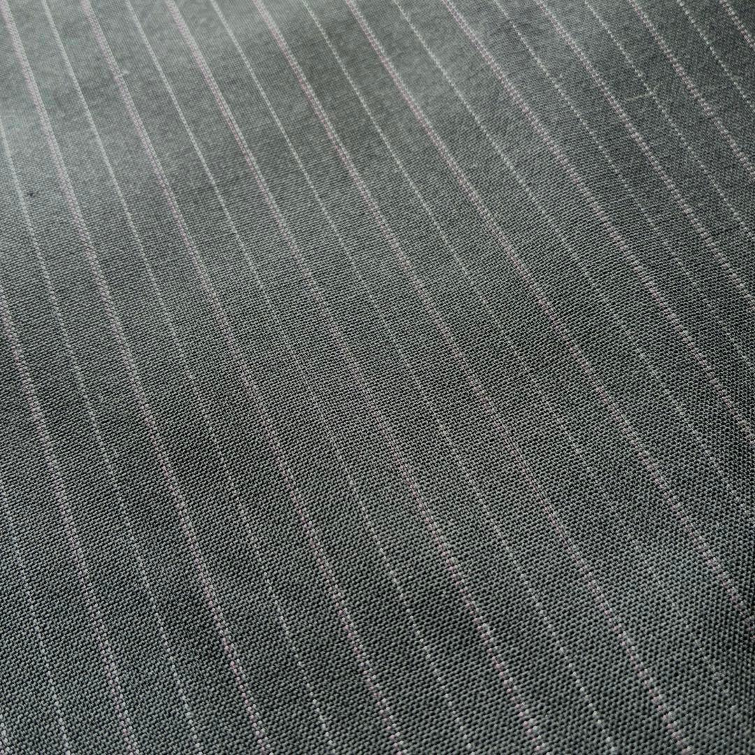 【美品】TENORAS ティノラス ストライプ 3ピース スーツ XL グレー