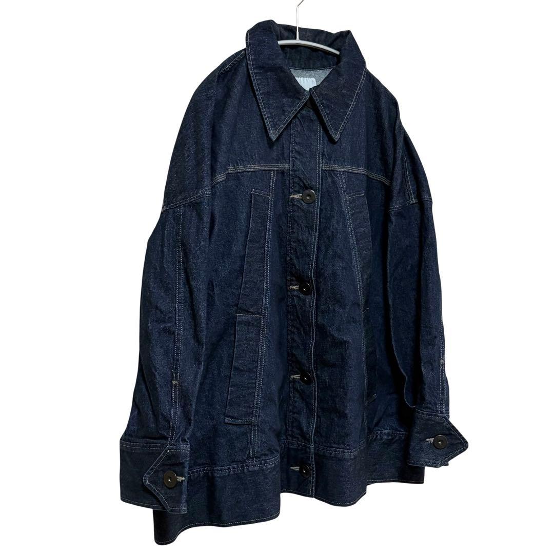 N-741 UN3D ビッグサイズ　デニムジャケット　ユニセックス　38 良品
