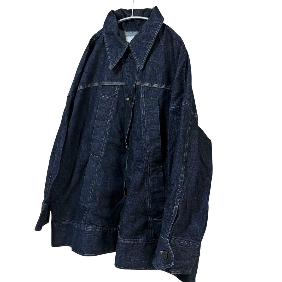 N-741 UN3D ビッグサイズ　デニムジャケット　ユニセックス　38 良品