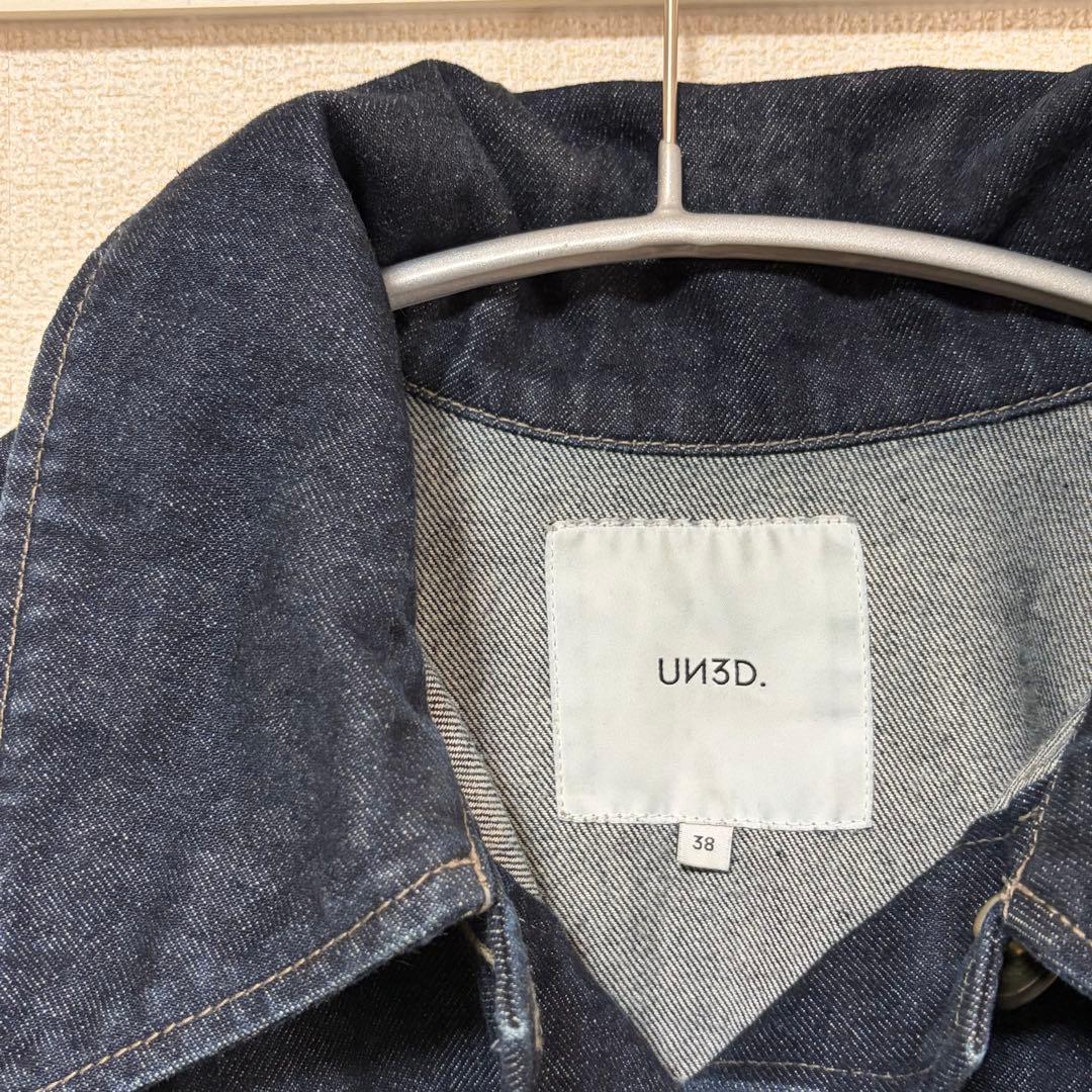 N-741 UN3D ビッグサイズ　デニムジャケット　ユニセックス　38 良品