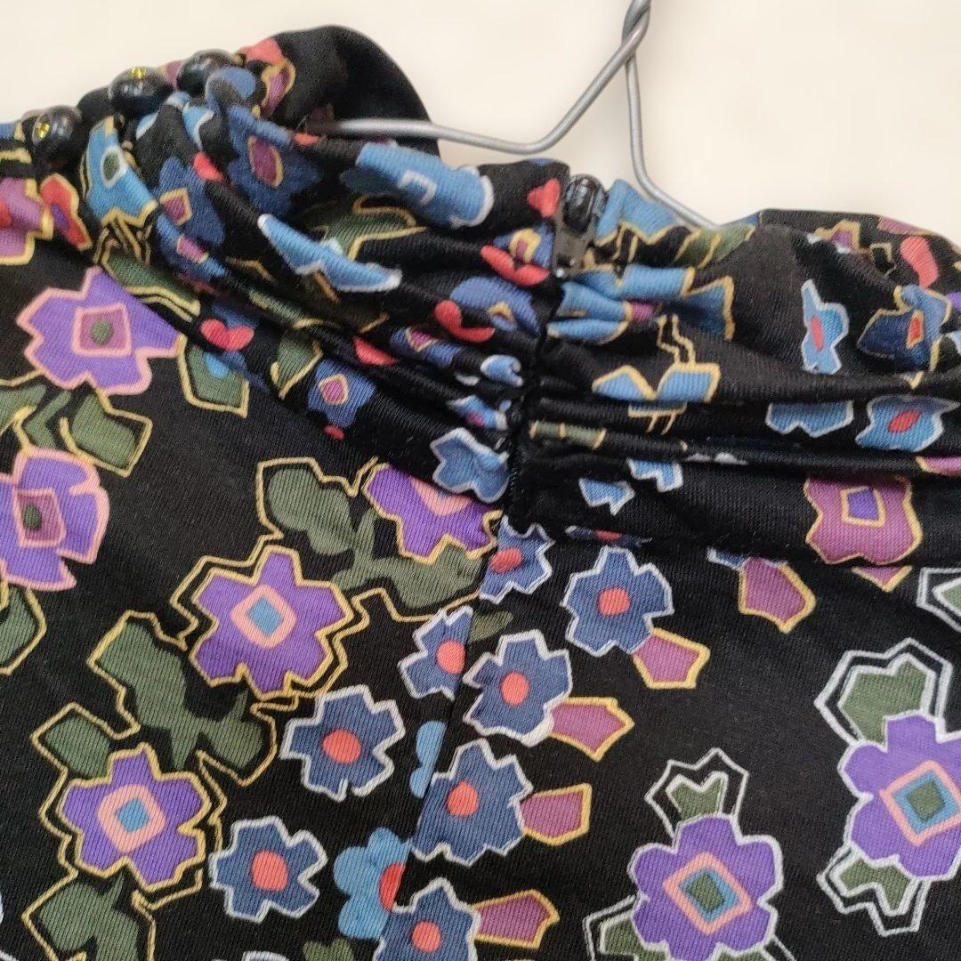 h16 超美品　レオナール　LEONARD　長袖　カットソー　シルク混　L