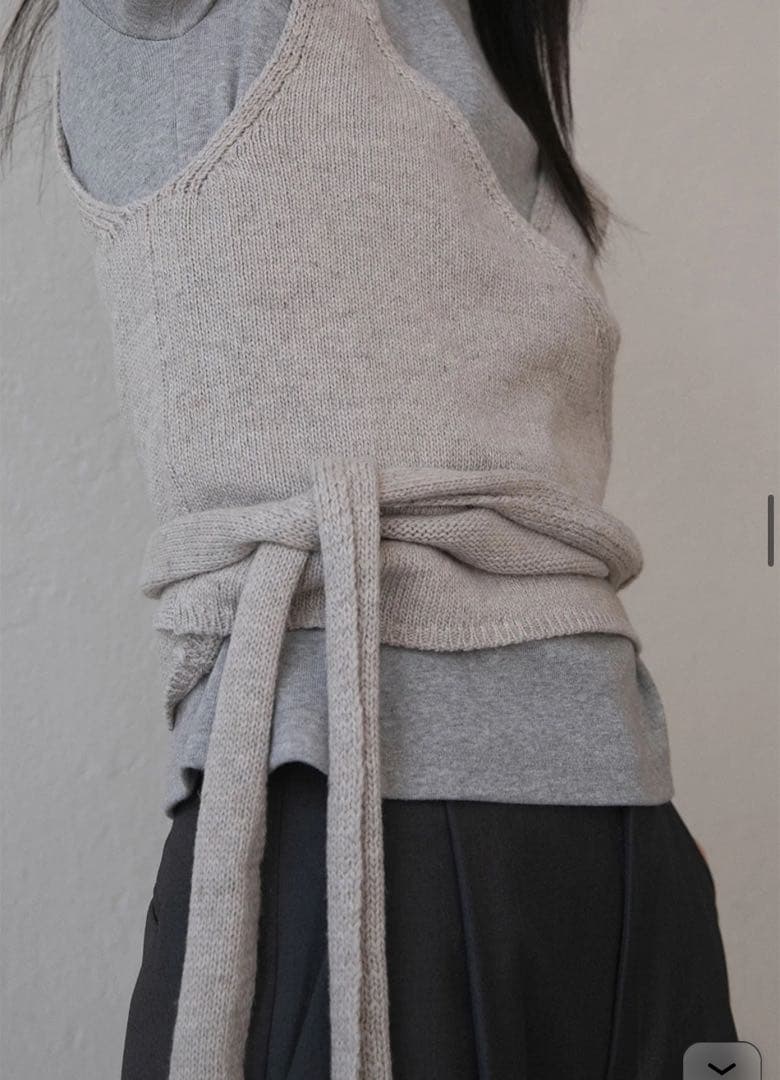 ohotoro Wrapping Knit Bustier ニットビスチェ