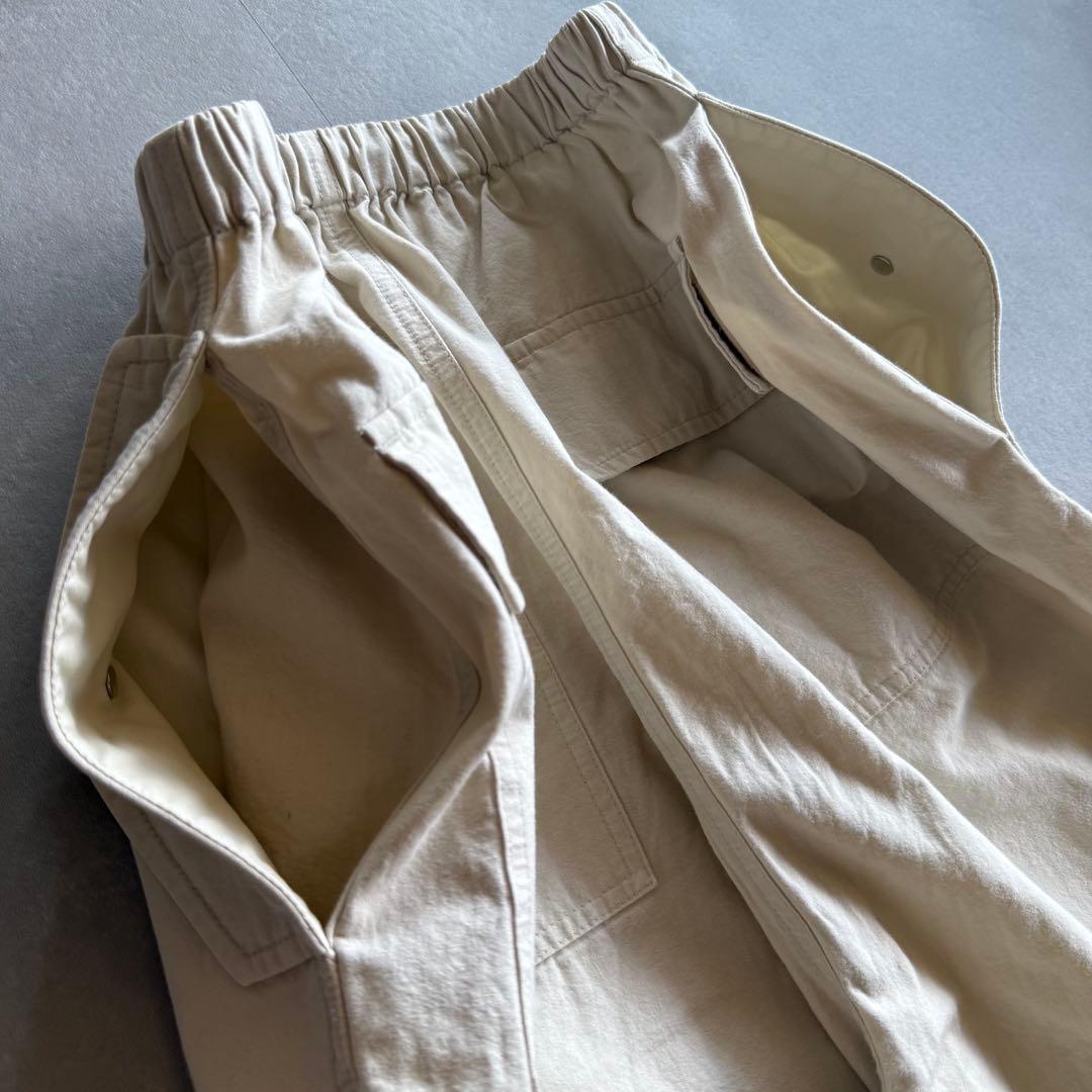 【人気カラー✨】SHISHIKUI PARACHUTE PANTS CREAM