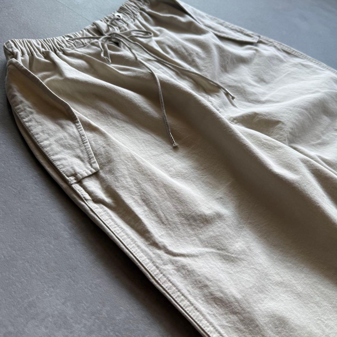 【人気カラー✨】SHISHIKUI PARACHUTE PANTS CREAM