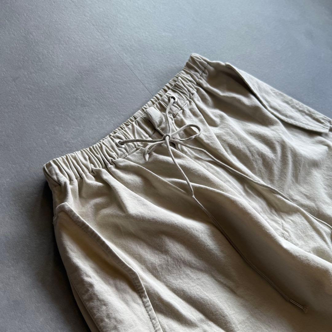 【人気カラー✨】SHISHIKUI PARACHUTE PANTS CREAM