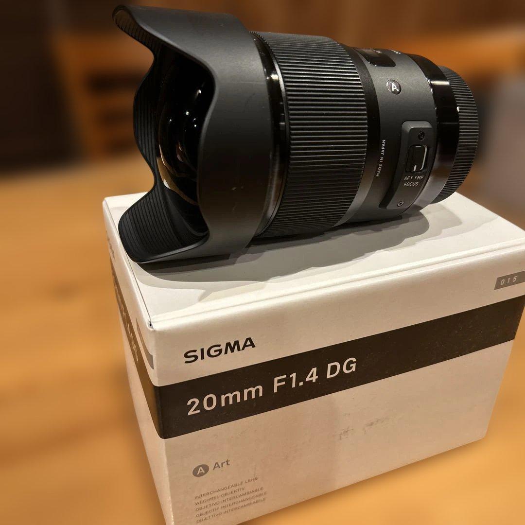 SIGMA 20mm F1.4 DG Art レンズ