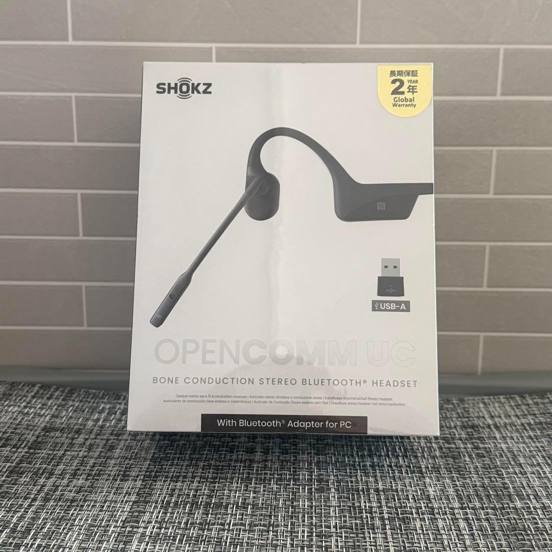 【新品】SHOKZ OPENCOMM UC 骨伝導ヘッドセット