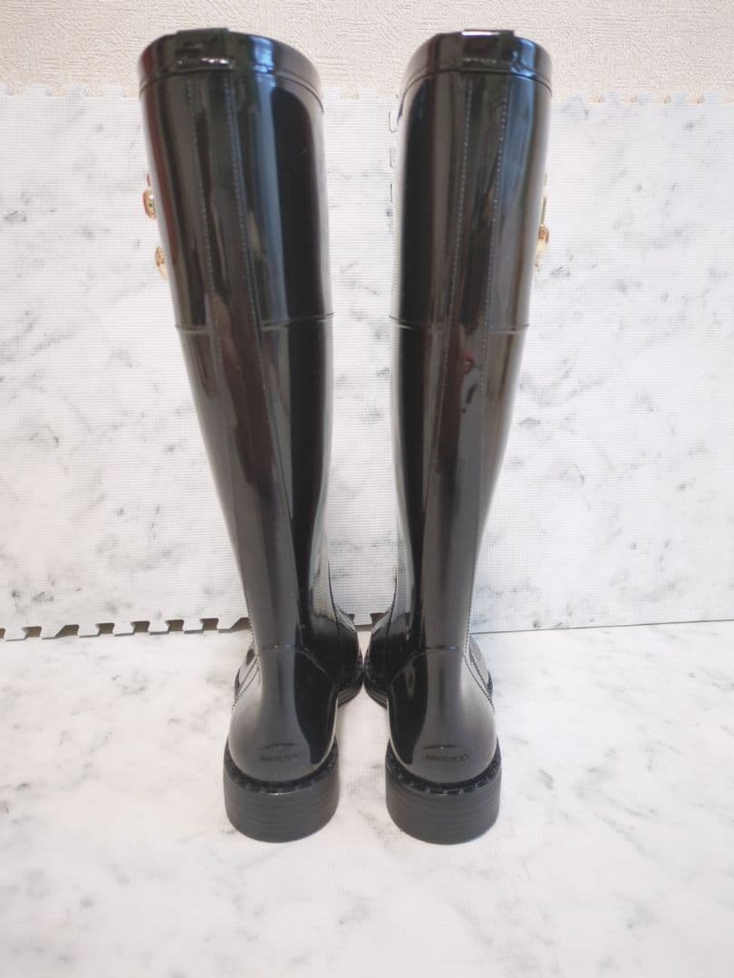 【希少】JIMMY CHOO　ウォータープルーフレインブーツ　完売品