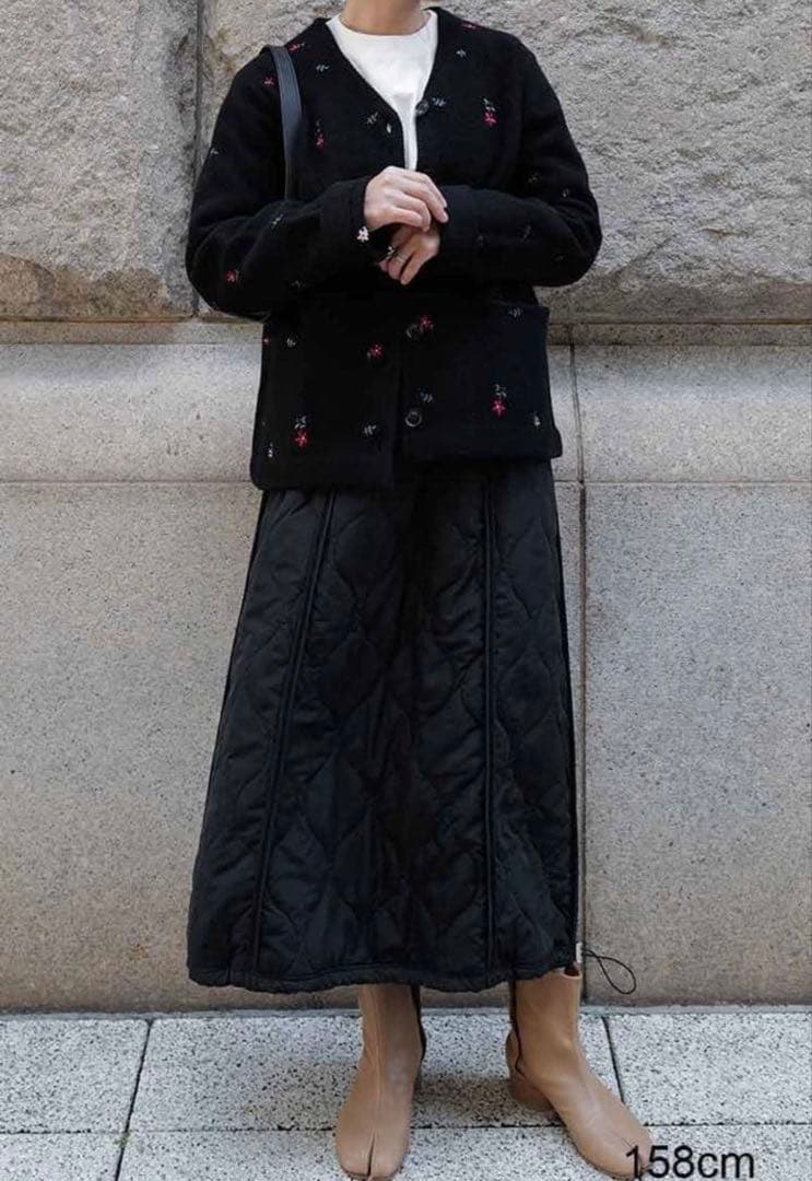 マチャット　machatt エンブロイダリー　ジャケット　ブラック