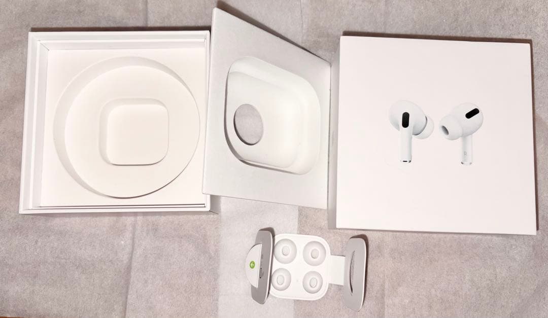 正規品　AirPods Pro ワイヤレス　ケースカバー付　本体　純正　第一世代