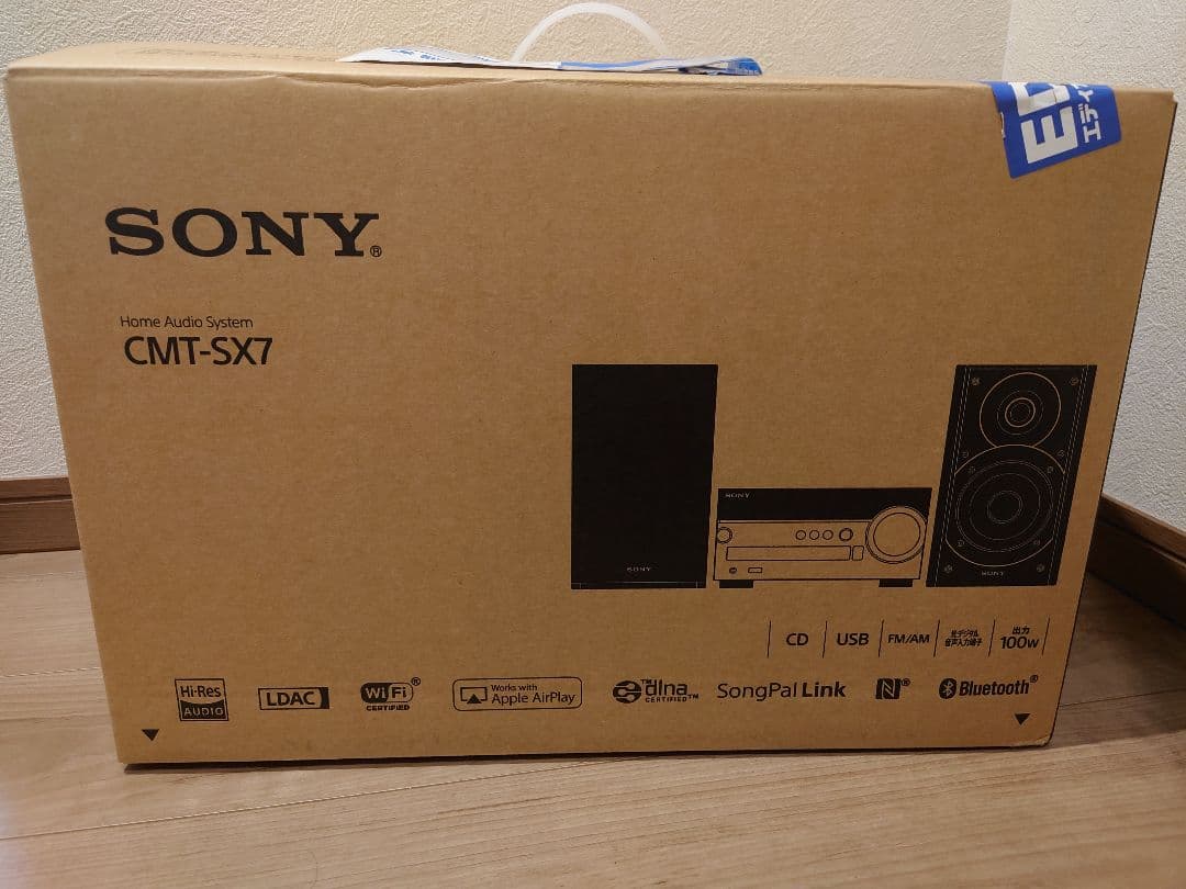 【美品】SONY CMT-SX7 Bluetooth/ハイレゾ 2020年製