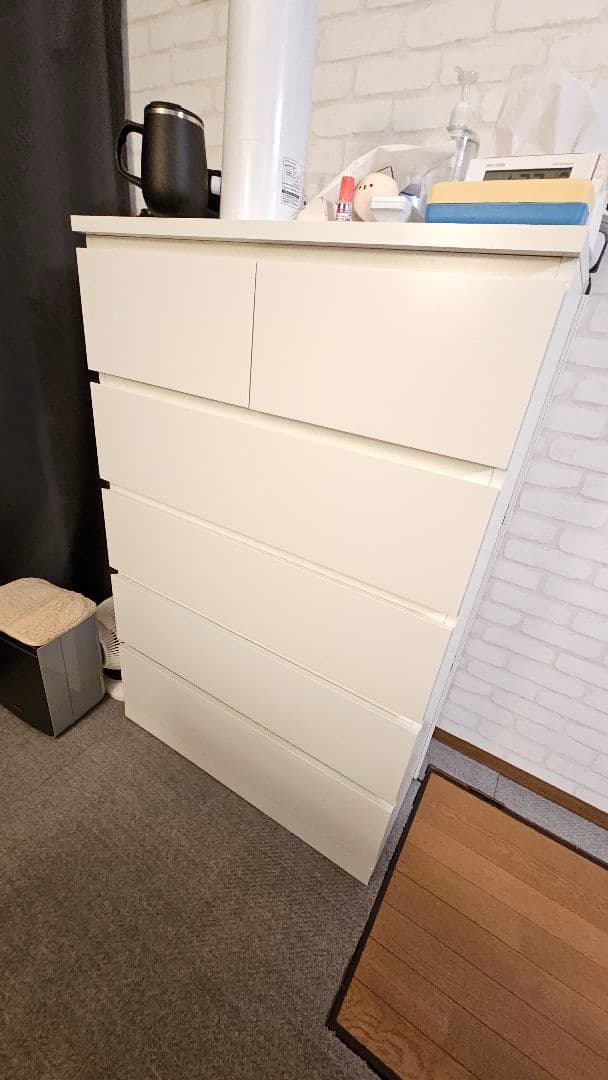 【対面取引可5000円】IKEA MALM マルム クローゼット タンス