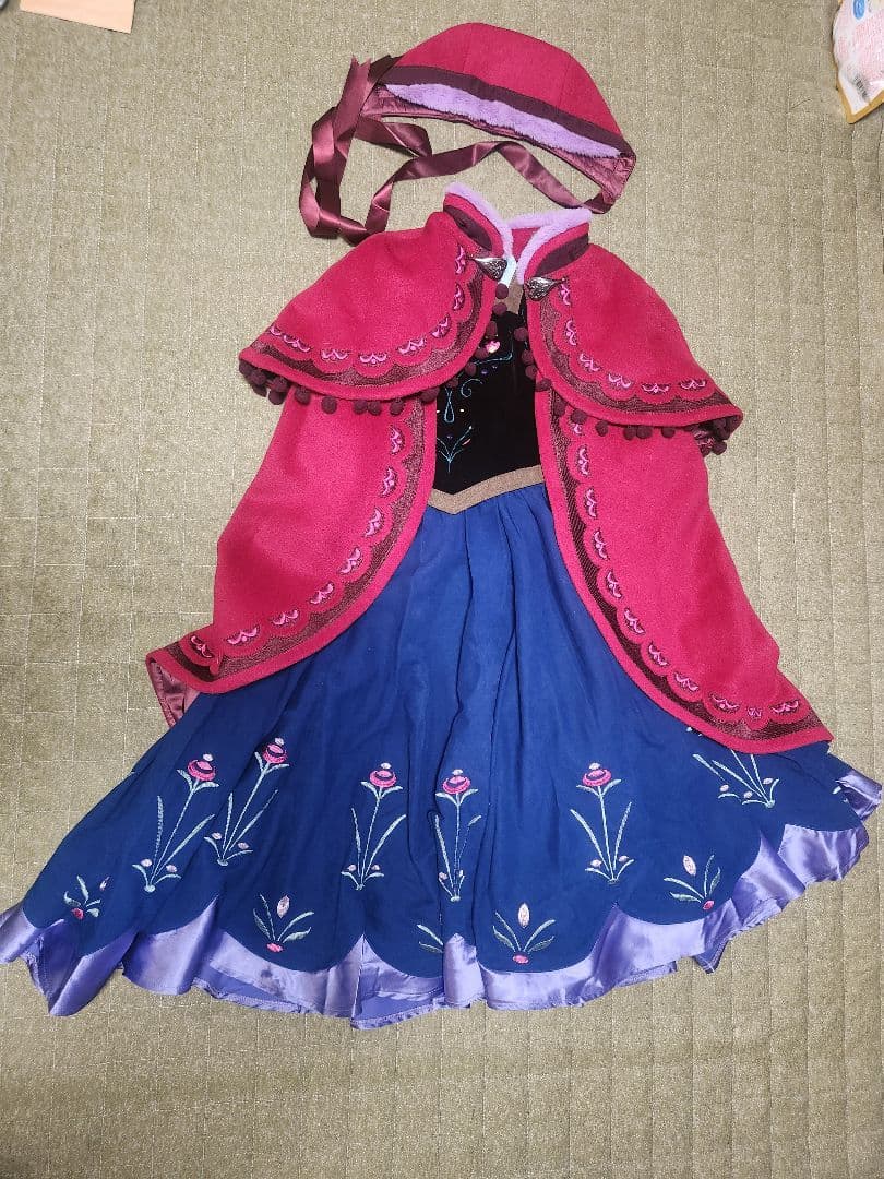 雪山 アナ アナ雪 コスプレ Ｄハロ 子供服 仮装 ドレス