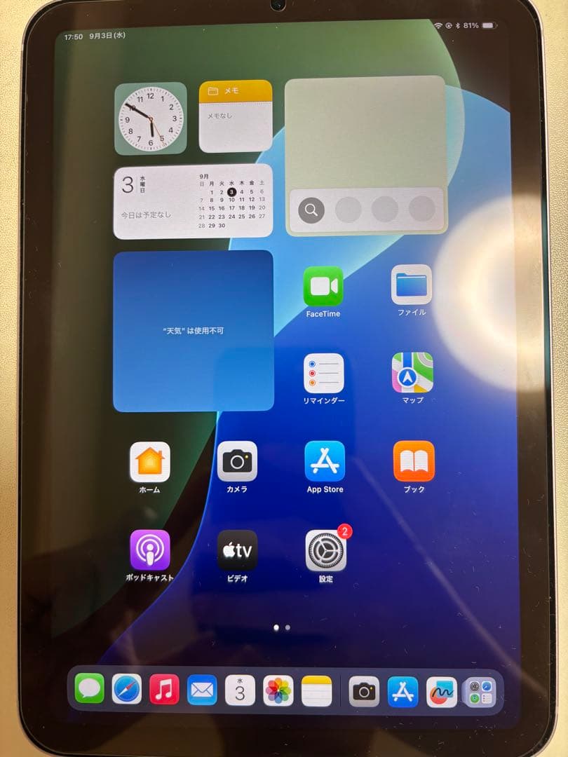 i padmini a17pro 128GB セルラー　パープル