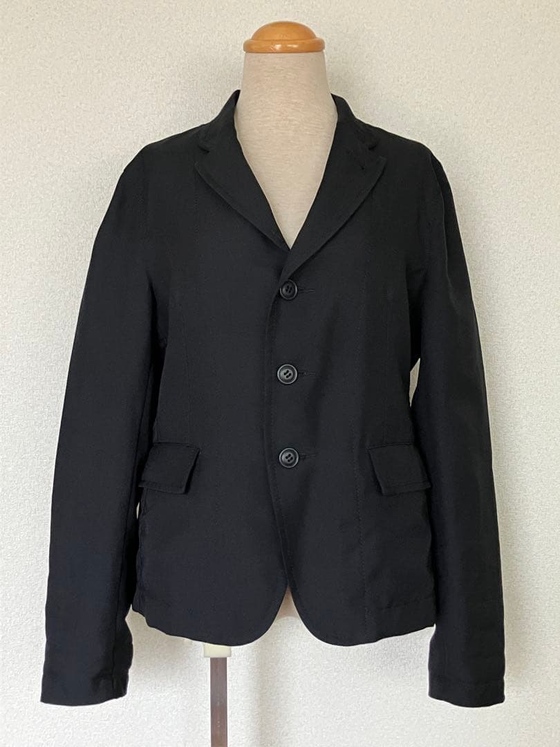 ブラックコムデギャルソン ポリエステルテーラードジャケット