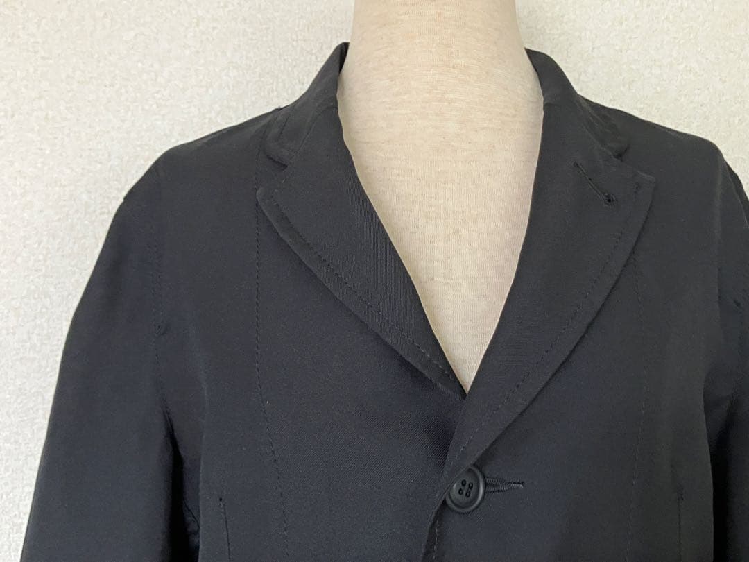 ブラックコムデギャルソン ポリエステルテーラードジャケット