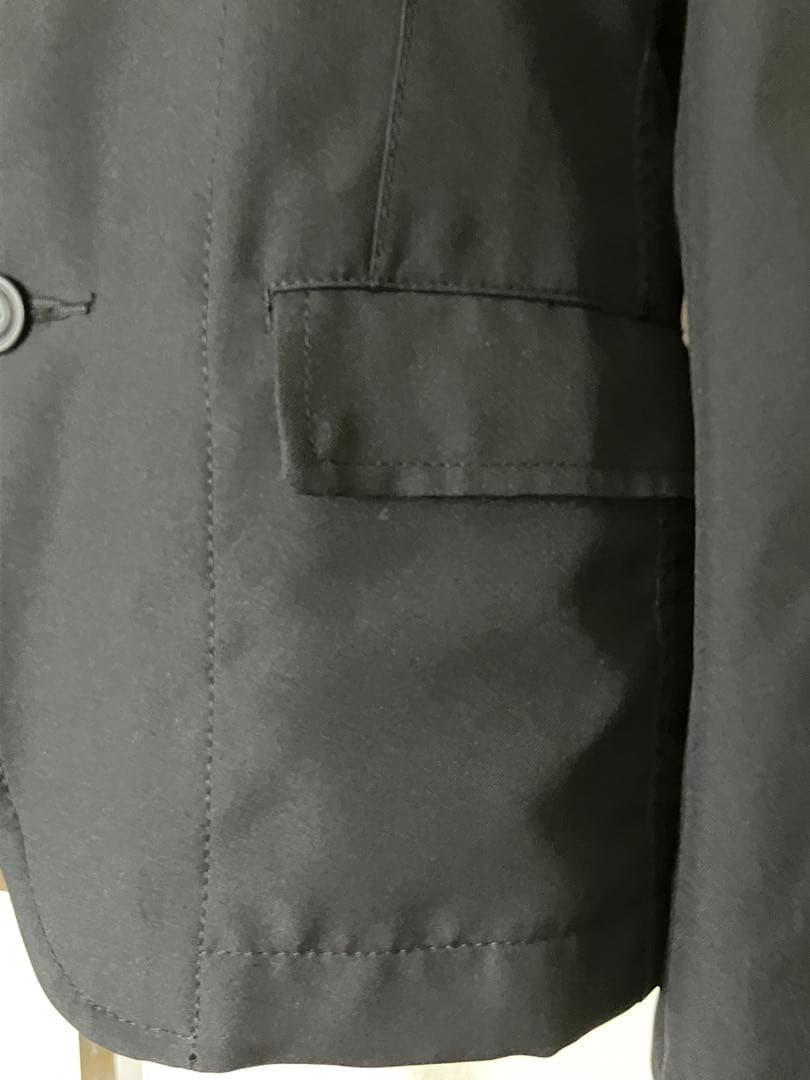 ブラックコムデギャルソン ポリエステルテーラードジャケット