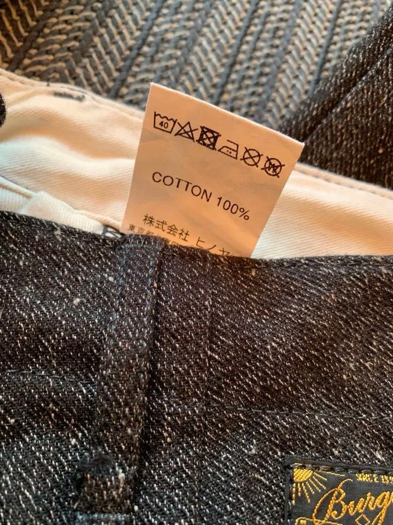 パンツ BURGUS PLUS 401Z Black Covert Trousers