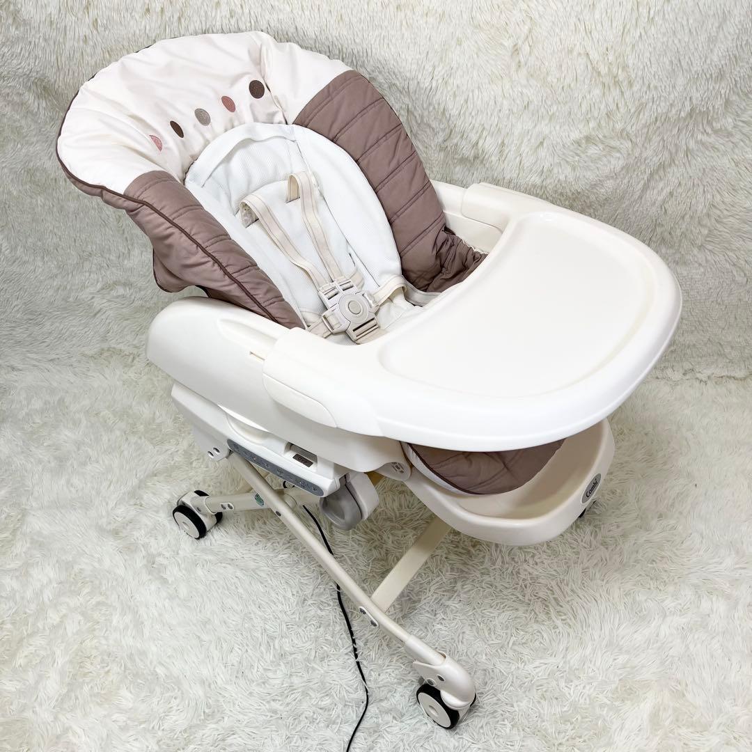 美品 Combi コンビ ネムリラ AT 電動 スイング 電動ハイローチェア