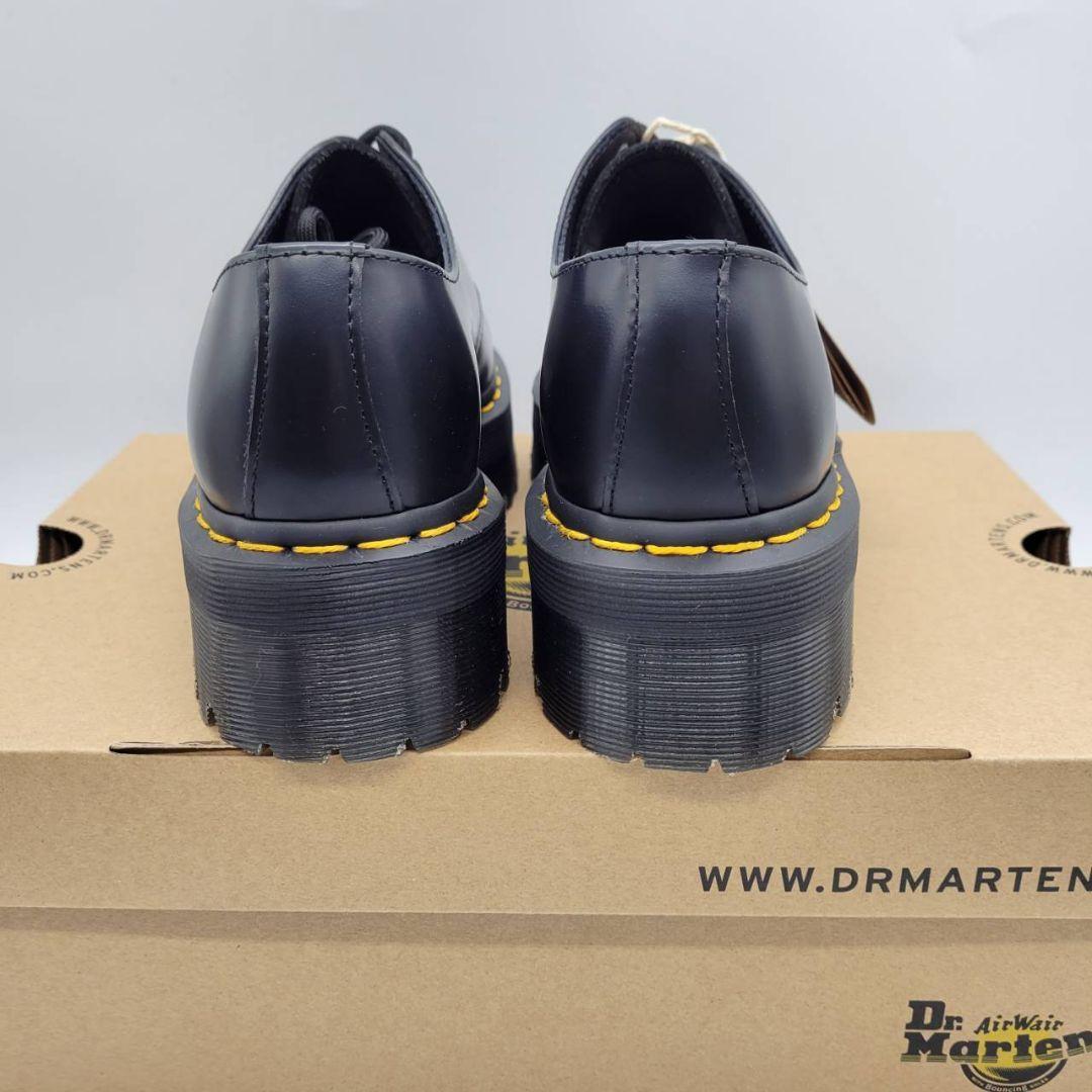 Dr. Martens 3ホール ブラック ローファー 25cm 厚底QUAD
