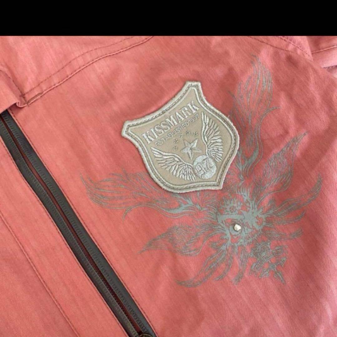 キスマーク kissmark スキーウェア スノーボード Lサイズ　ピンク